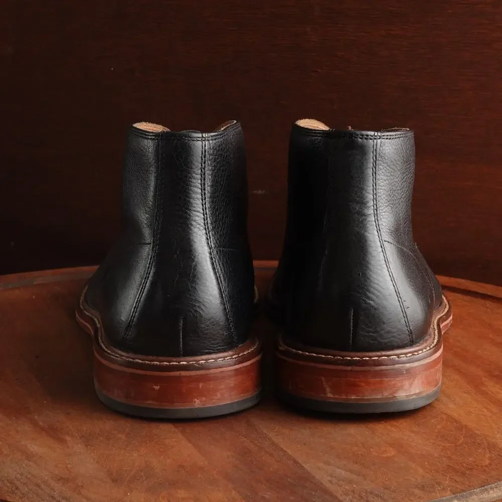Cole Haan Boots Men SZ 11M BLK Barron Chukka Leather Ankle Comfort Modern C22940